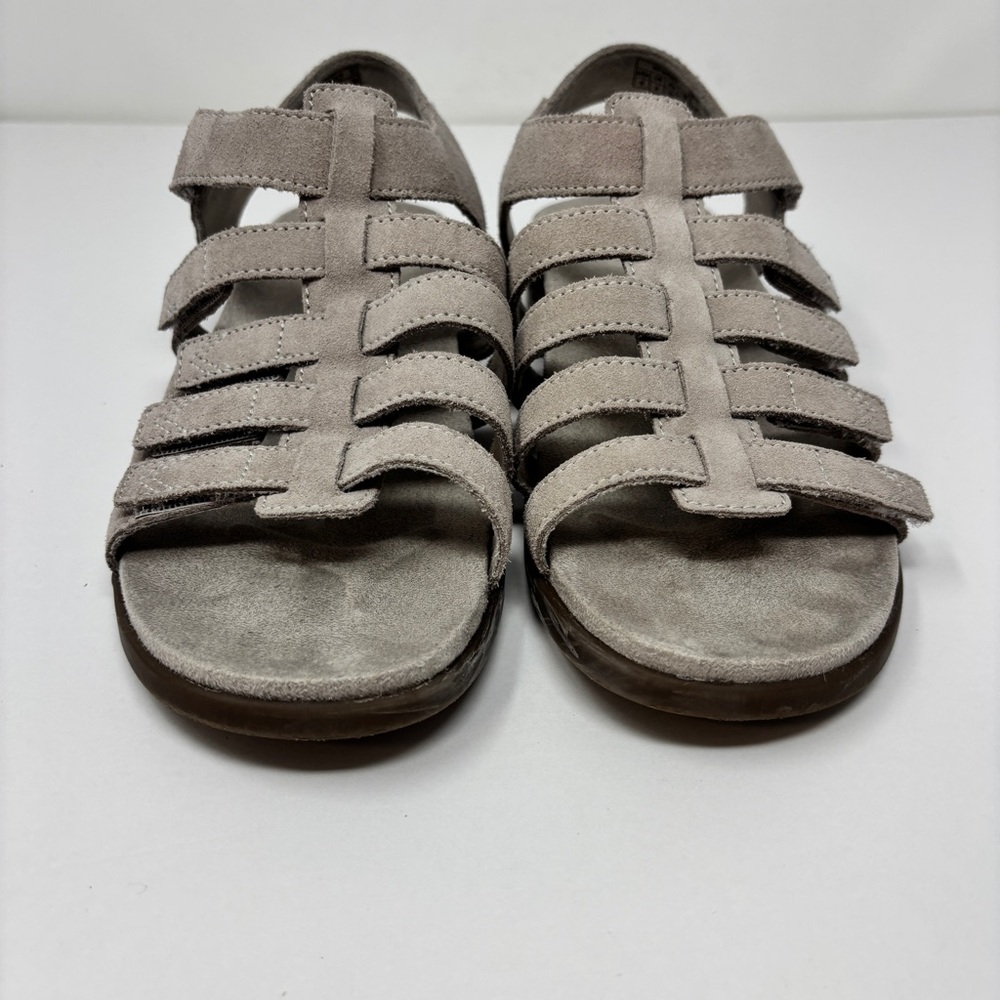 Vionic Ritta Light Grey Suede Comfort Sandals Siz… - image 4
